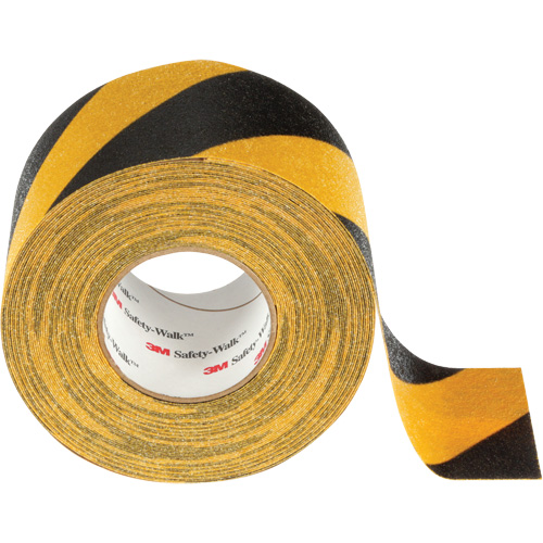 Ruban antid&eacute;rapant tout usage Safety-Walk, 4" x 60', Noir & jaune PB Rental Co. Ltd.