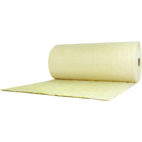 Tampon absorbant pour produits chimiques, Lourd, 150' lo x 38" la, Absorption 89,4 gal PB Rental Co. Ltd.