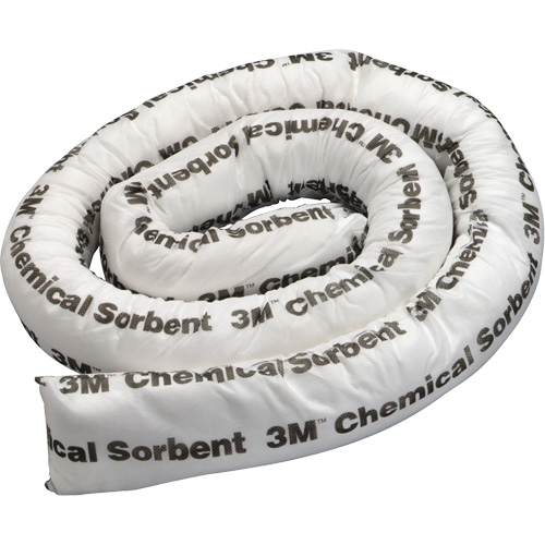 Chemical Sorbent Mini-Boom, Hazmat, 8' L x 3" W, 15.5 gal Absorbancy PB Rental Co. Ltd.