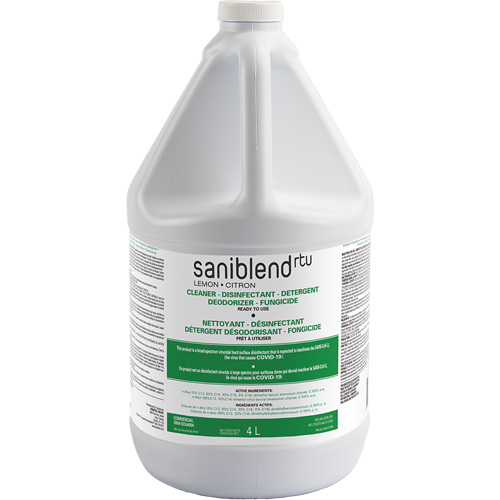 D&eacute;sinfectant et assainissant SaniBlend pr&ecirc;t &agrave; l'emploi, 4 L, Cruche PB Rental Co. Ltd.
