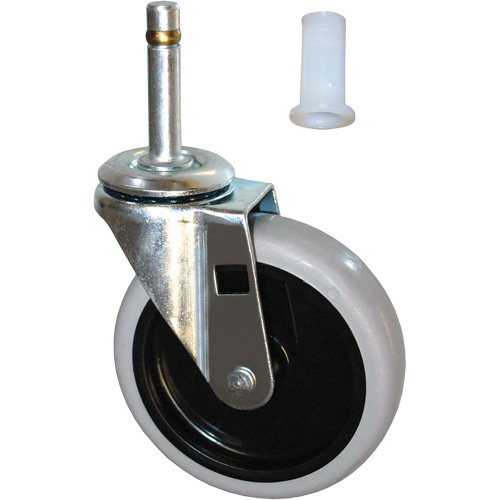 Roulette &agrave; tige pivotante de rechange pour chariot PB Rental Co. Ltd.