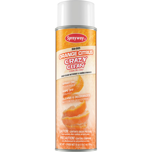 Orange Citrus Crazy Clean, 19 fl. oz., Aerosol Can PB Rental Co. Ltd.
