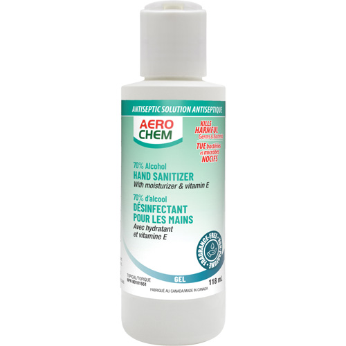 Gel Hand Sanitizer, 118 ml, Squeeze Bottle, 70 % Alcohol PB Rental Co. Ltd.
