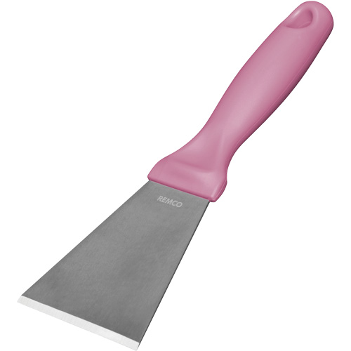 Grand racloir en acier inoxydable, Rose, 3" la x 9" lo PB Rental Co. Ltd.