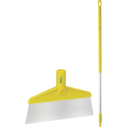 Grattoir &agrave; plancher avec manche, Jaune, 9-3/5" la x 55-9/10" lo PB Rental Co. Ltd.