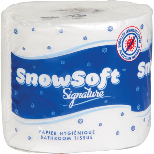 Papier hygi&eacute;nique de premi&egrave;re qualit&eacute; Snow Soft, 2 Pli, 600 Feuilles/Rouleu, Longueur 145', Blanc PB Rental Co. Ltd.