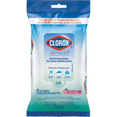 Disinfecting Wipes On the Go, 15 Count PB Rental Co. Ltd.
