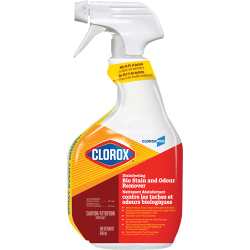 Nettoyant d&eacute;sinfectant contre les taches et odeurs biologiques, 946 ml, Bouteille &agrave; g&acirc;chette PB Rental Co. Ltd.