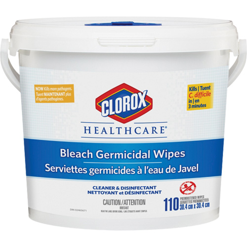 Healthcare&reg; Disinfecting Bleach Wipes, 110 Count PB Rental Co. Ltd.