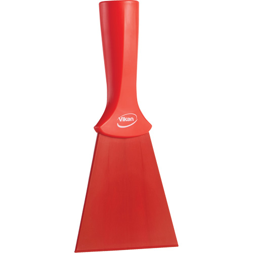 Grattoir en nylon avec poign&eacute;e filet&eacute;e, Rouge, 4" la x 8" lo PB Rental Co. Ltd.