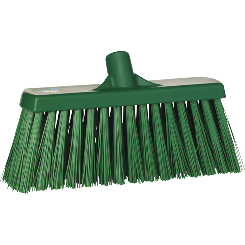 Balai-brosse robuste, Crins Ferme, 13", Polyester, Vert PB Rental Co. Ltd.