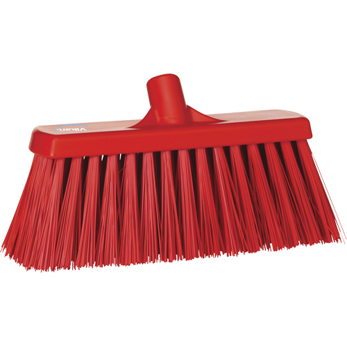 Balai-brosse robuste, Crins Ferme, 13", Polyester, Rouge PB Rental Co. Ltd.