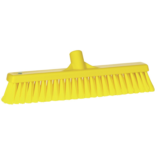 Balai-brosse pour particules fines, Crins Fin/&agrave; bout ouvrant, 16-1/4", Polypropyl&egrave;ne, Jaune PB Rental Co. Ltd.