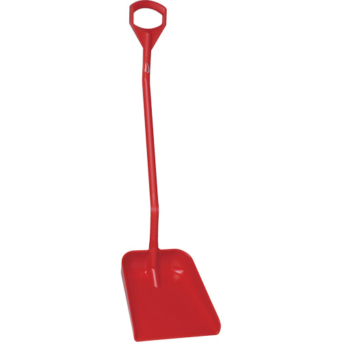 Ergonomic Large Blade Shovel, 51" Length, Plastic, Red PB Rental Co. Ltd.