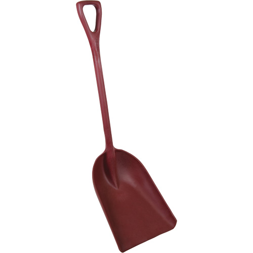 Pelle monobloc perceptible par d&eacute;tecteur de m&eacute;tal, Lame 13-3/4" x 17", Longueur de 42-1/2", Plastique, Rouge PB Rental Co. Ltd.
