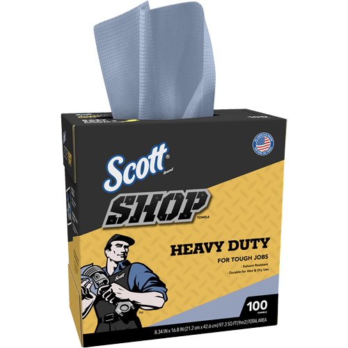 Shop Towels, Heavy-Duty, 16-4/5" L x 8-1/3" W PB Rental Co. Ltd.