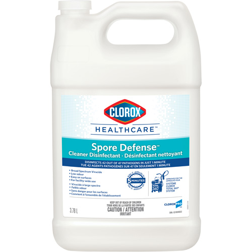 D&eacute;sinfectant nettoyant Clorox Healthcare Spore Defense, 3,78 L, Cruche PB Rental Co. Ltd.