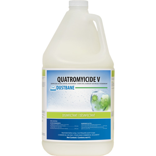 D&eacute;sinfectant, assainissant et d&eacute;sodorisant Quatromyicide V, 4 L, Cruche PB Rental Co. Ltd.