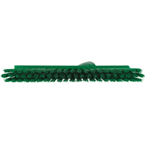 Dustpan Broom with Angled Thread, Medium Bristles, 10", Polyester, Green PB Rental Co. Ltd.