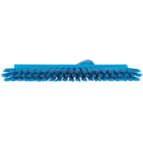 Dustpan Broom with Angled Thread, Medium Bristles, 10", Polyester, Blue PB Rental Co. Ltd.