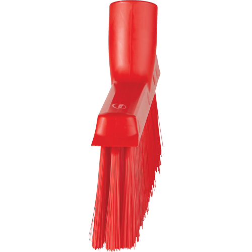Dustpan Broom with Angled Thread, Medium Bristles, 10", Polyester, Red PB Rental Co. Ltd.