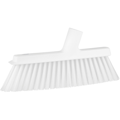 Dustpan Broom with Angled Thread, Medium Bristles, 10", Polyester, White PB Rental Co. Ltd.