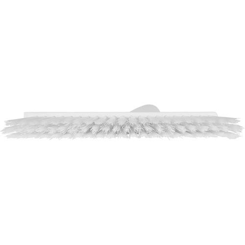 Dustpan Broom with Angled Thread, Medium Bristles, 10", Polyester, White PB Rental Co. Ltd.