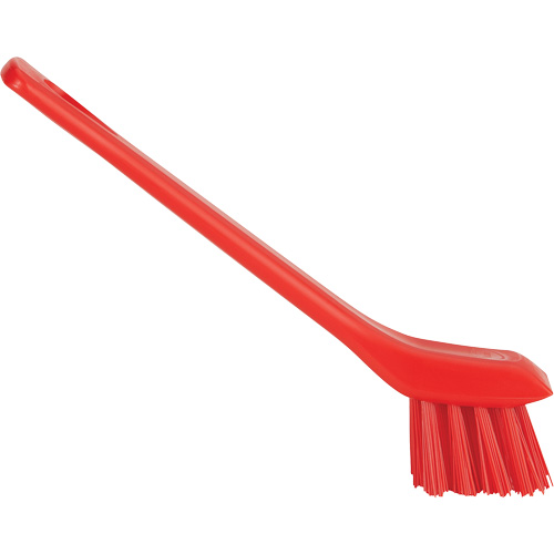Brush with Scraping Edge, Stiff Bristles, 6" Long, Red PB Rental Co. Ltd.