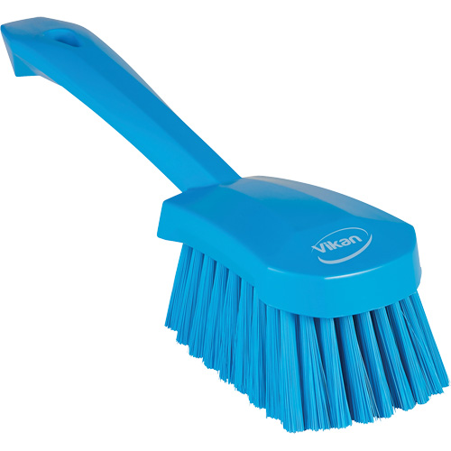 Short-Handled Washing Brush, Soft Bristles, 10-1/2" Long, Blue PB Rental Co. Ltd.