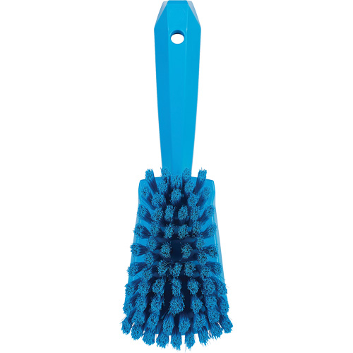Short-Handled Washing Brush, Soft Bristles, 10-1/2" Long, Blue PB Rental Co. Ltd.