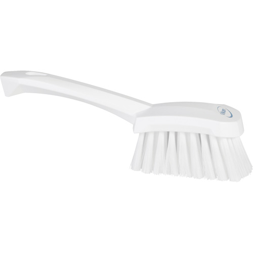 Brosse &agrave; r&eacute;curer avec manche court, Soies Doux, Longueur de 10-1/2", Blanc PB Rental Co. Ltd.