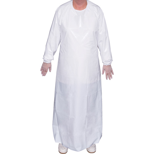 Blouse Top Dog de 6 mil, T-Grand, Blanc, Polyur&eacute;thane PB Rental Co. Ltd.