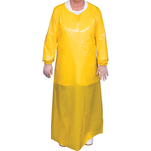 Blouse Top Dog de 6 mil, Grand, Jaune, Polyur&eacute;thane PB Rental Co. Ltd.