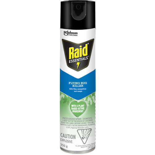 Insecticide pour insectes volants Essentials Raid, 350 g, Canette a&eacute;rosol PB Rental Co. Ltd.