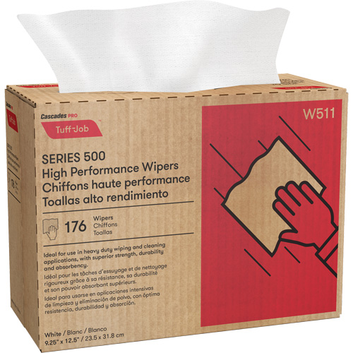 Essuie-tout Spunlace haute performance Pro Tuff-Job, Tout usage, 12-1/2" lo x 9-1/4" la PB Rental Co. Ltd.