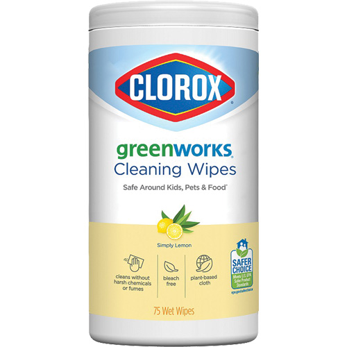 Lingettes nettoyantes GreenWorks, 75 lingettes PB Rental Co. Ltd.