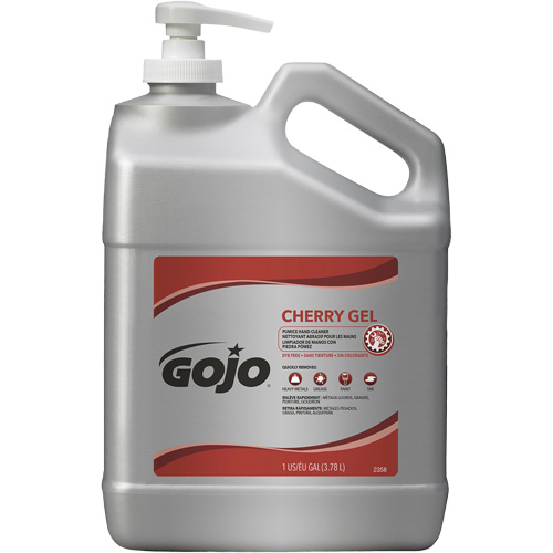 Hand Cleaner, Gel/Pumice, 4.5 L, Pump Bottle, Cherry PB Rental Co. Ltd.