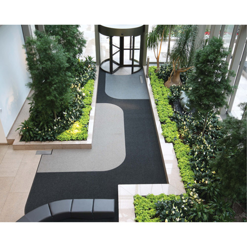 Supreme Knob Entrance Matting, Wiper/Scraper, 13-5/12' x 75-1/2' x 7/16", Charcoal PB Rental Co. Ltd.