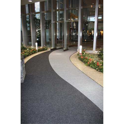 Supreme Knob Entrance Matting, Wiper/Scraper, 13-5/12' x 75-1/2' x 7/16", Charcoal PB Rental Co. Ltd.