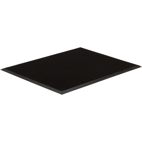 Gritstop Fingermat Entrance Matting, Rubber, Scraper Type, Finger Tip Style Pattern, 3' x 5', Black PB Rental Co. Ltd.