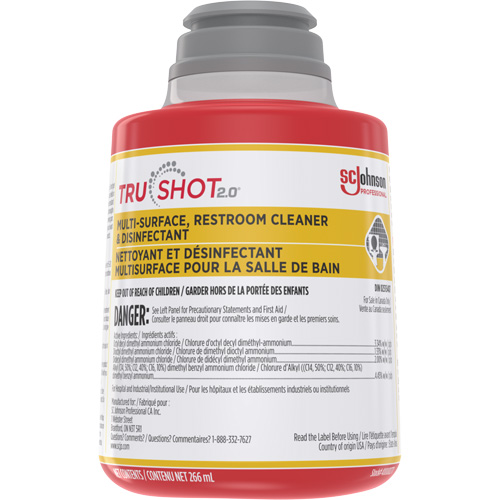 Nettoyant et d&eacute;sinfectant multisurface pour salle de bain TruShot 2.0, 266 ml, Bouteille &agrave; g&acirc;chette PB Rental Co. Ltd.