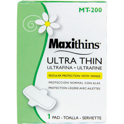 Serviettes Maxi Maxithins ultra minces avec ailes PB Rental Co. Ltd.