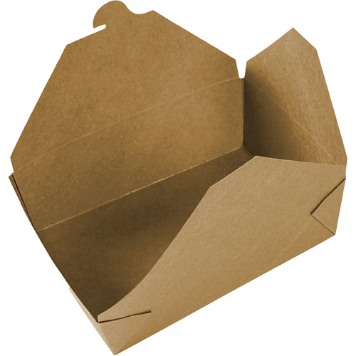 Contenants pour aliments &agrave; emporter Kraft, Ondul&eacute;, Rectangulaire PB Rental Co. Ltd.