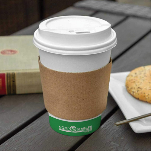 Kraft Coffee Cup Sleeves, Paper, 12 oz. - 20 oz., Brown PB Rental Co. Ltd.