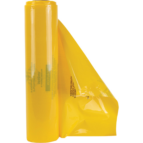 Doublures pour d&eacute;chets dangereux, Amiante, 40" lo x 26" la, 3 mils PB Rental Co. Ltd.