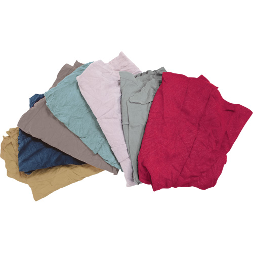 Recycled Material Wiping Rags, Fleece, Mix Colours, 10 lbs. PB Rental Co. Ltd.