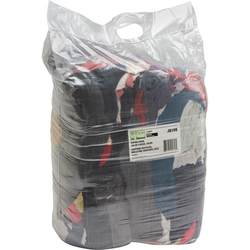Chiffons fabriqu&eacute;s &agrave; partir de mat&eacute;riaux recycl&eacute;s, Molleton, M&eacute;lange de couleurs, 25 lb PB Rental Co. Ltd.