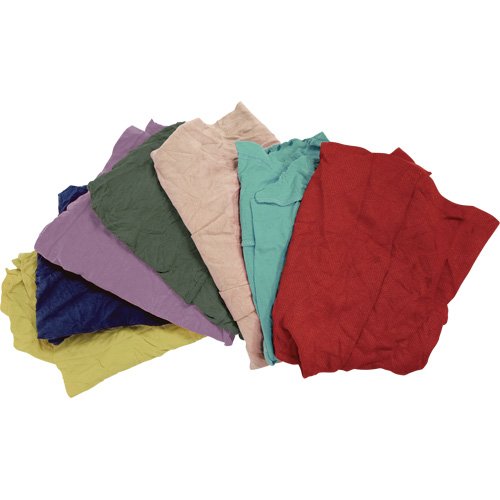 Chiffons fabriqu&eacute;s &agrave; partir de mat&eacute;riaux recycl&eacute;s, Molleton, M&eacute;lange de couleurs, 25 lb PB Rental Co. Ltd.