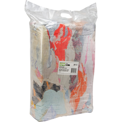 Chiffons fabriqu&eacute;s &agrave; partir de mat&eacute;riaux recycl&eacute;s, Tissu &eacute;ponge, M&eacute;lange de couleurs, 25 lb PB Rental Co. Ltd.