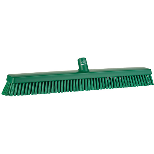 Balai-brosse robuste, Crins Fin/Ferme, 24", Vert PB Rental Co. Ltd.